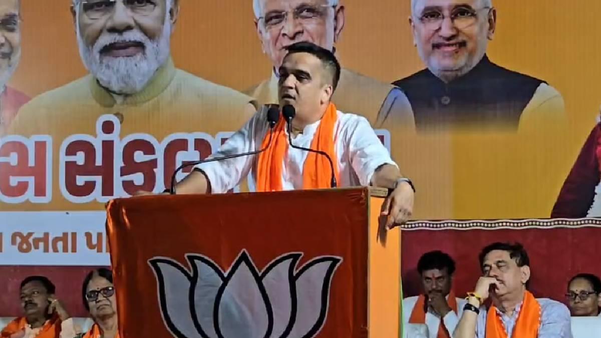 આણંદમાં DyCM હર્ષ સંઘવીના વિરોધીઓ પર આકરા પ્રહાર, ખોટી વિચારધારા ધરાવતા લોકોને ન જીતાડવા