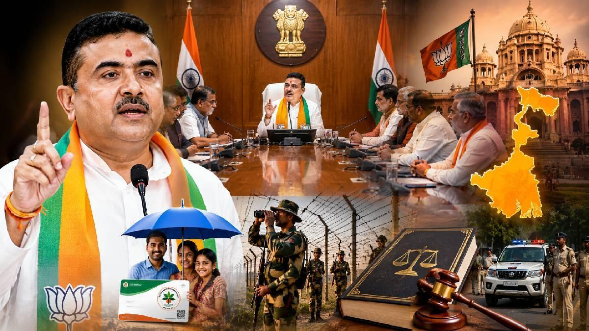 સીએમ સુવેન્દુ અધિકારીની પહેલી કેબિનેટમાં 5 મહત્વપૂર્ણ નિર્ણયો, બંગાળમાં ડબલ એન્જિન સરકારનો એક્શન પ્લાન શરૂ