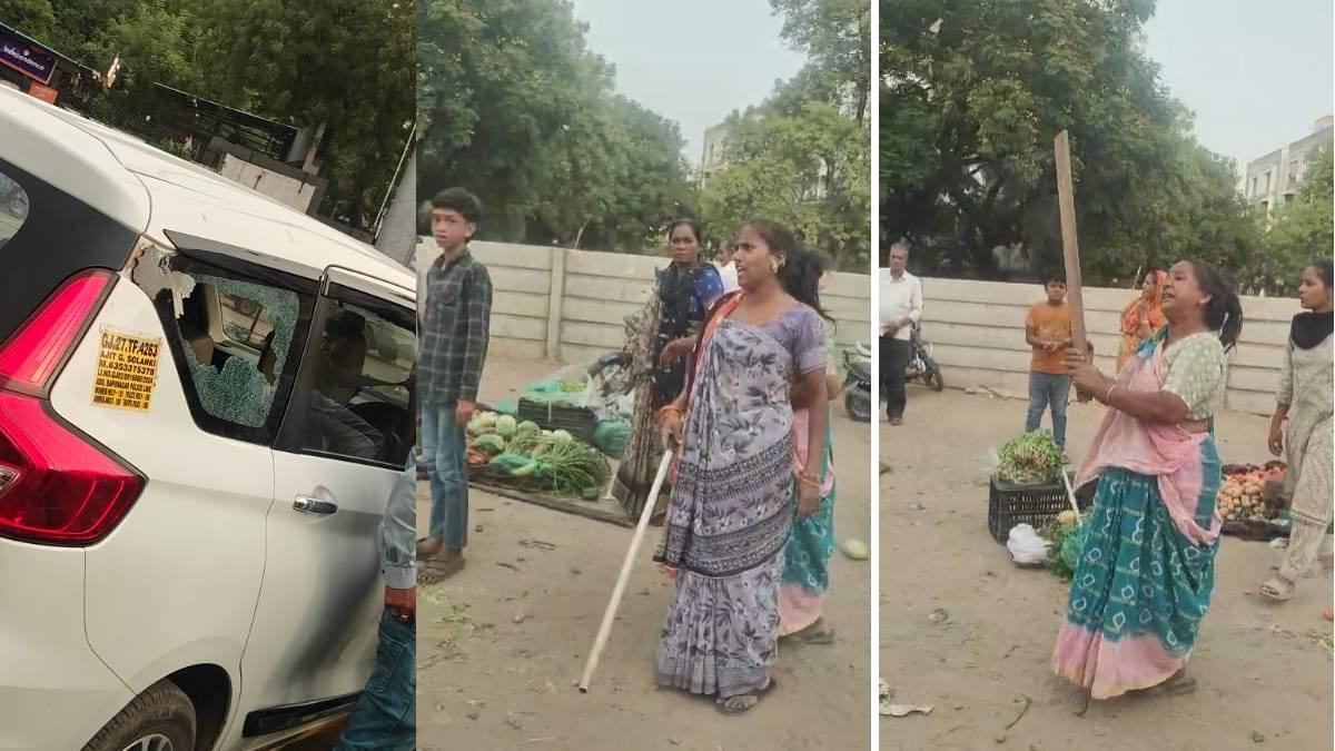 નિકોલમાં ટ્રાફિક દબાણ હટાવવા ગયેલી AMC એસ્ટેટ ટીમ પર હુમલો