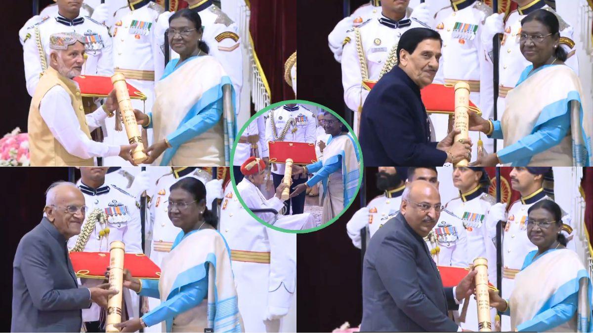 પાંચ ગુજરાતીઓ સહિત કુલ 131 લોકોને પદ્મ પુરસ્કાર એનાયત, રાષ્ટ્રપતિ ભવનમાં યોજાયો કાર્યક્રમ