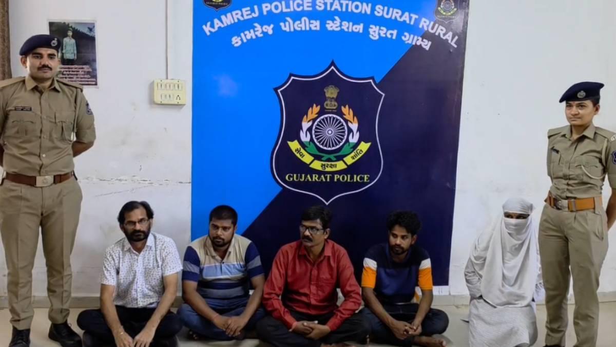 કામરેજમાં બોગસ ડોક્ટરોનો પર્દાફાશ: ડિગ્રી વગર ક્લિનિક ચલાવતા 5 આરોપી ઝડપાયા