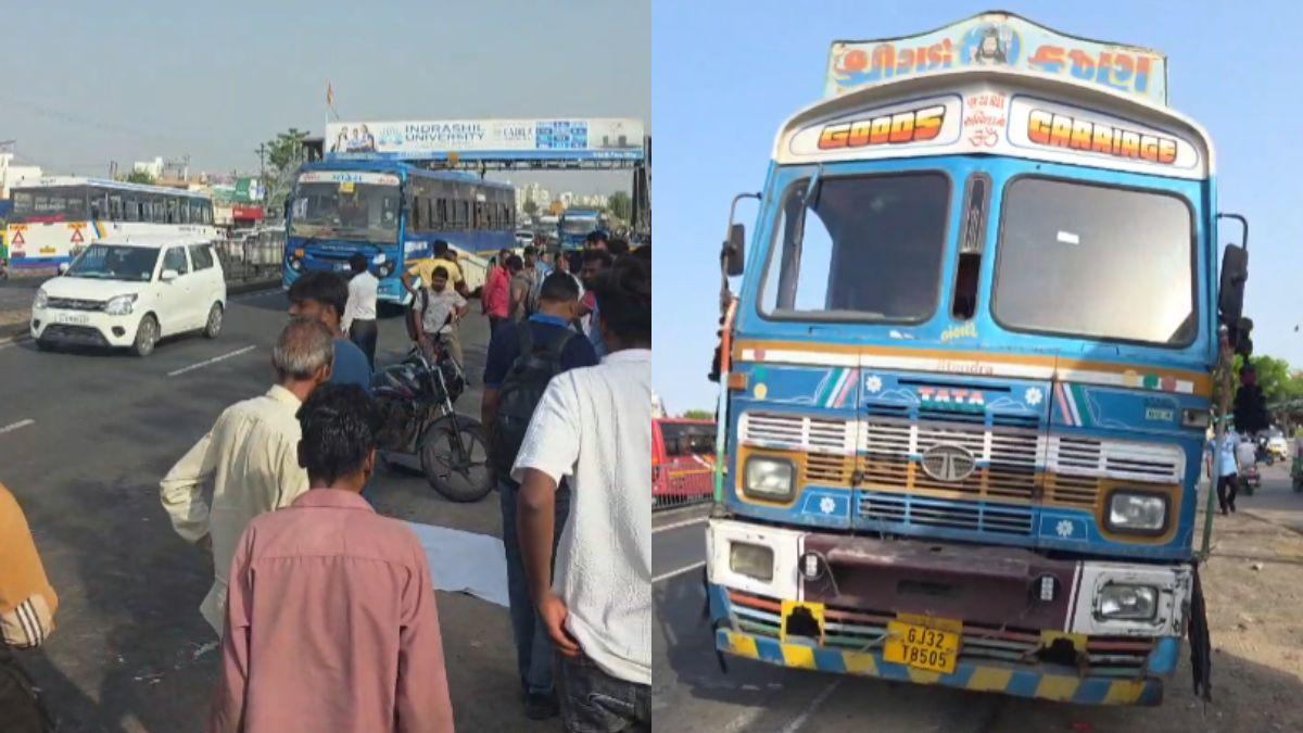 કલોલ-મહેસાણા હાઇવે પર ગમખ્વાર અકસ્માત, એક મહિલાનું મોત