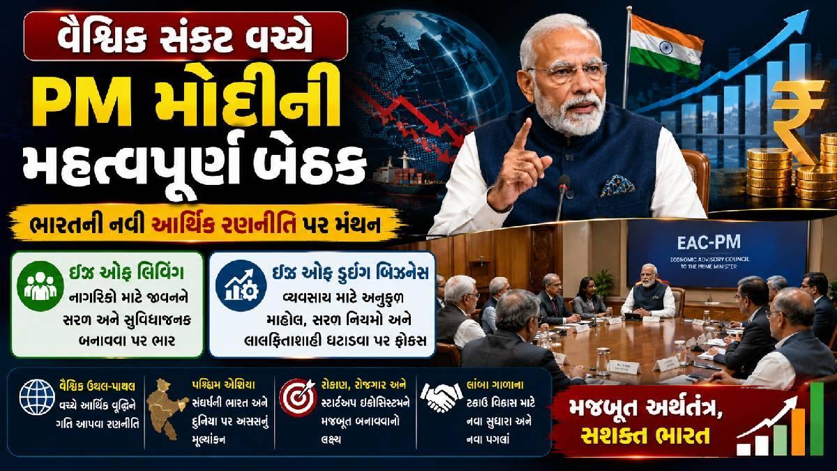 વૈશ્વિક સંકટ વચ્ચે PM મોદીની મહત્વપૂર્ણ બેઠક, ભારતની નવી આર્થિક રણનીતિ પર મંથન, ઇઝ ઓફ ડુઇંગ બિઝનેસ પર ફોકસ