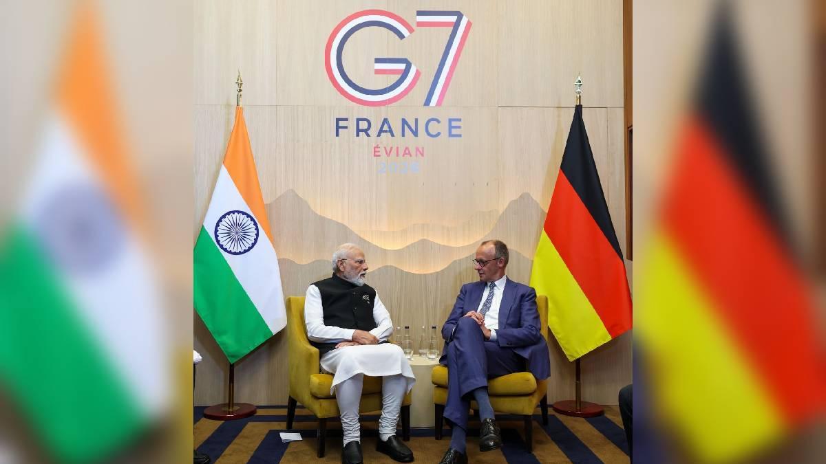 G7 સમિટમાં PM મોદી અને જર્મન ચાન્સેલર Friedrich Merz સાથે મહત્વપૂર્ણ બેઠક, વેપાર-રક્ષા સહયોગને મળશે નવી દિશા