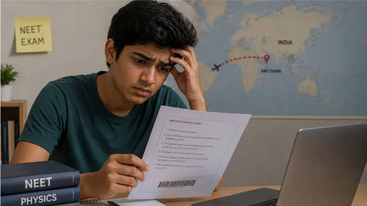 NEET-UG રિ-એગ્ઝામ માટે નાગપુરના વિદ્યાર્થીને અબુ ધાબી સેન્ટર ફાળવાતા વિવાદ