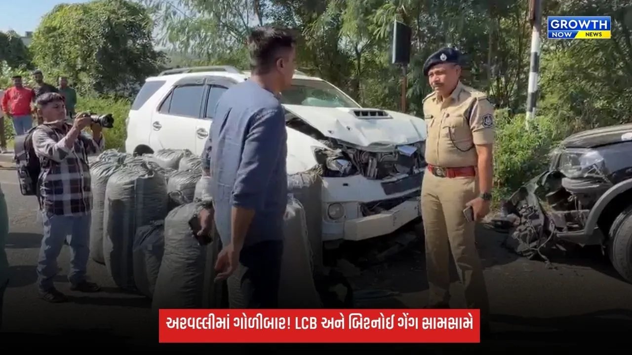 Aravalliમાં LCB અને બિશ્નોઈ ગેંગ વચ્ચે એન્કાઉન્ટર, એક સાગરીતને પગમાં ગોળી વાગી; PI સહિત 3 ઈજાગ્રસ્ત