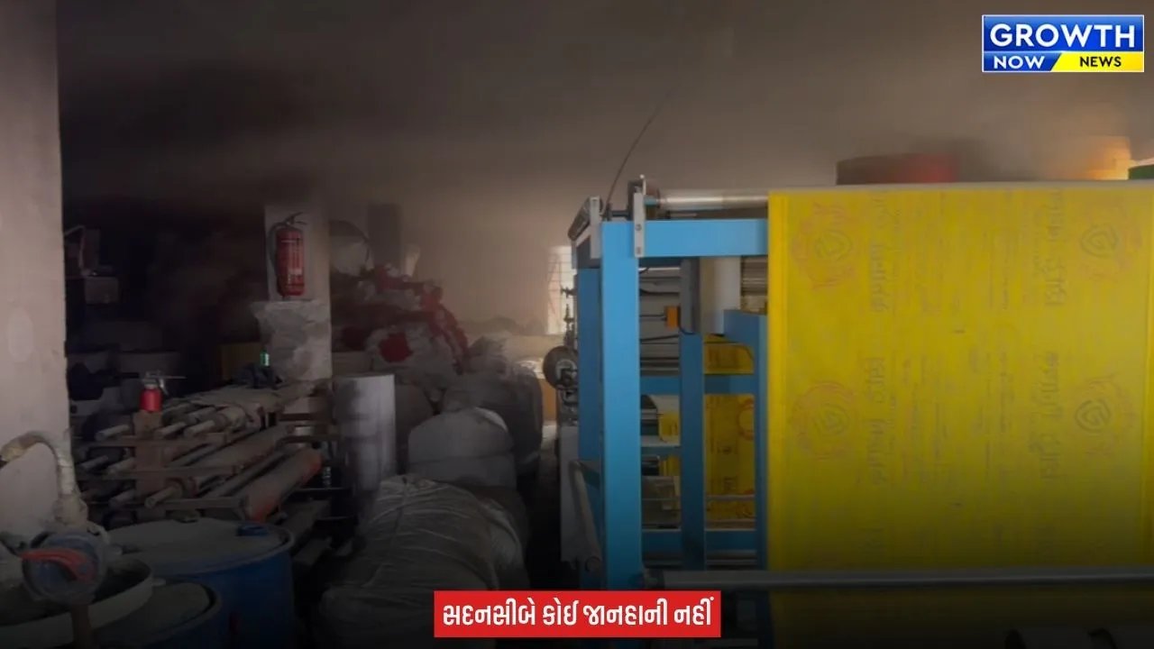 Surat ના લીંબાયતમાં બેગની ફેક્ટરીમાં ભીષણ આગ, ફાયર વિભાગ પહોંચ્યું સ્થળ પર