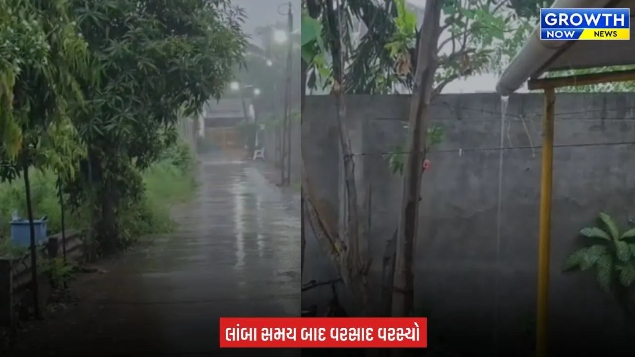 Surat Rain : સુરત જિલ્લામાં ફરી વરસાદી માહોલ, માંગરોળ-માંડવીમાં વરસાદ વરસતા ગરમીથી મળી રાહત