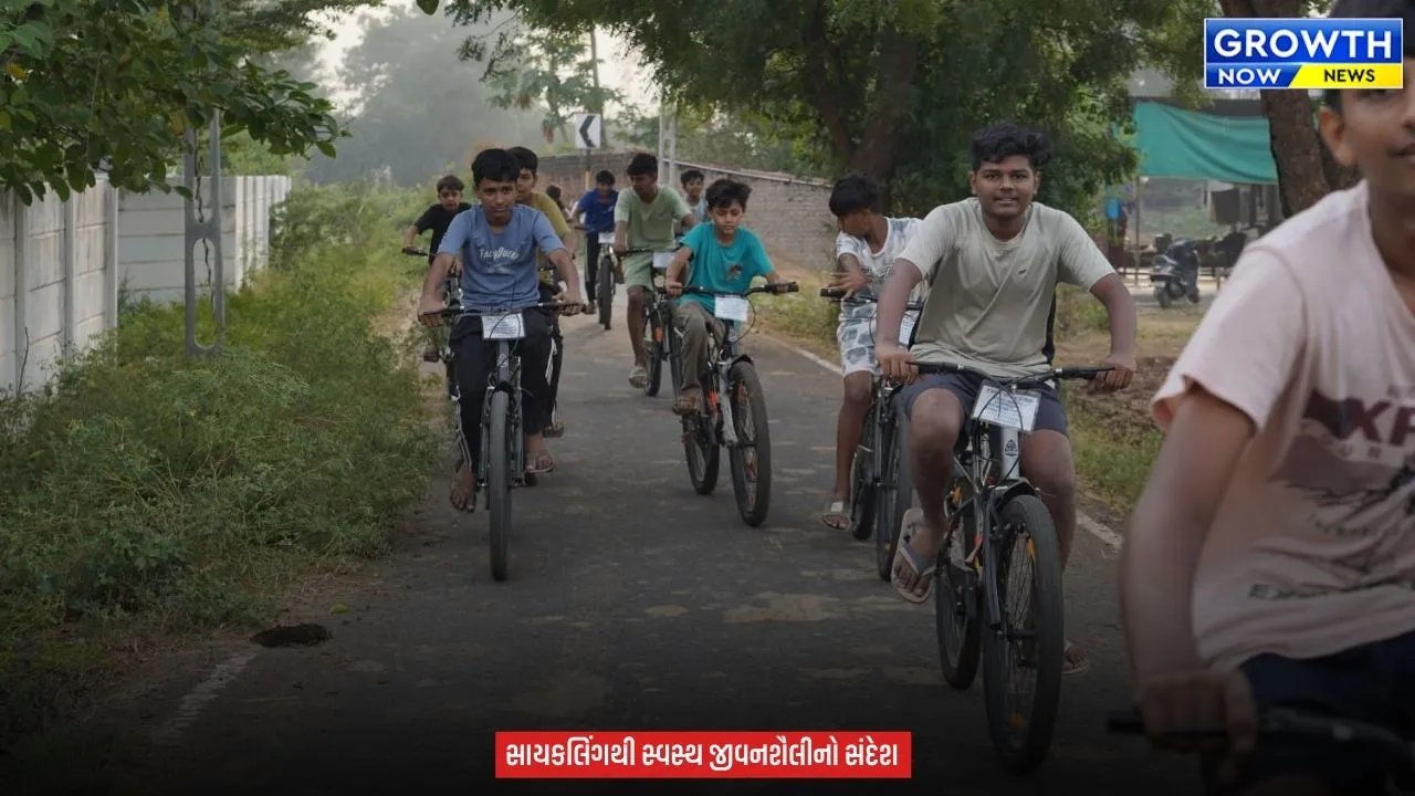 Fit India Sundays on Cycle : ગાંધીનગરમાં યોજાઈ ‘ફિટ ઇન્ડિયા’ની 95મી સાયકલ રેલી, 200થી વધુ વિદ્યાર્થીઓએ આપ્યો ફિટનેસનો સંદેશ