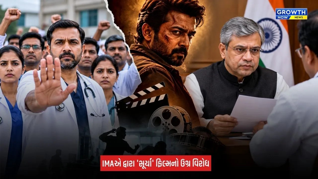 Mehsana News: ઈન્ડિયન મેડિકલ એસોસિએશનનો 'સૂર્યા' ફિલ્મ સામે ઉગ્ર વિરોધ, કેન્દ્રીય મંત્રીને પત્ર લખ્યો