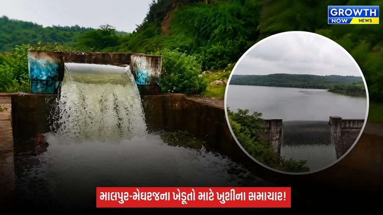 માલપુર-મેઘરજના ખેડૂતો માટે સારા સમાચાર, વાત્રક ડેમમાં નર્મદાનું પાણી છોડાયું