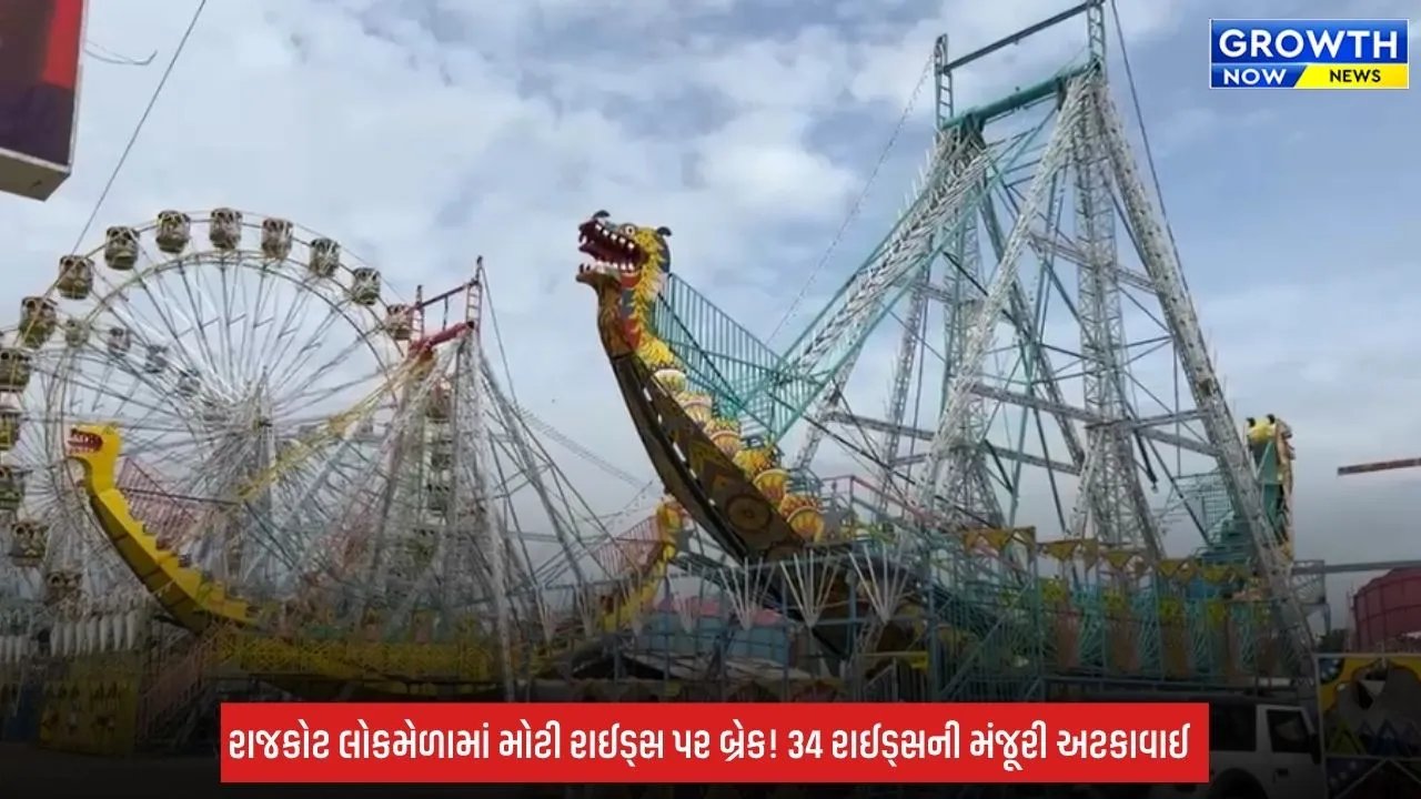 Rajkot: ‘વિરાસતથી વિકાસ’ લોકમેળો રાઈડ્સ વગર ફીક્કો! પ્રથમ દિવસે 34 રાઈડ્સને મંજૂરી નહીં
