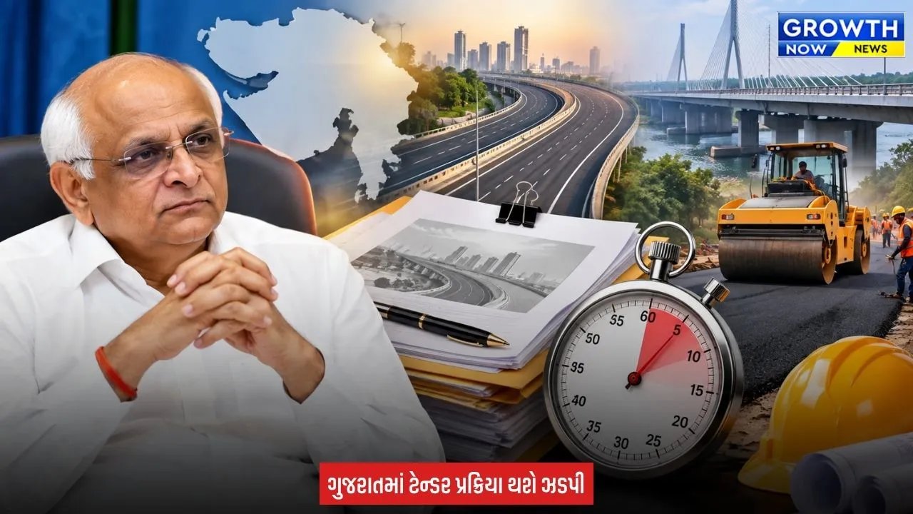 Gandhinagar : ગુજરાતમાં રોડ-બાંધકામને ગતિ આપવા મોટો નિર્ણય, ટેન્ડર મંજૂરી હવે 51 થી 66 દિવસમાં  પૂર્ણ કરવા મુખ્યમંત્રીનો આદેશ