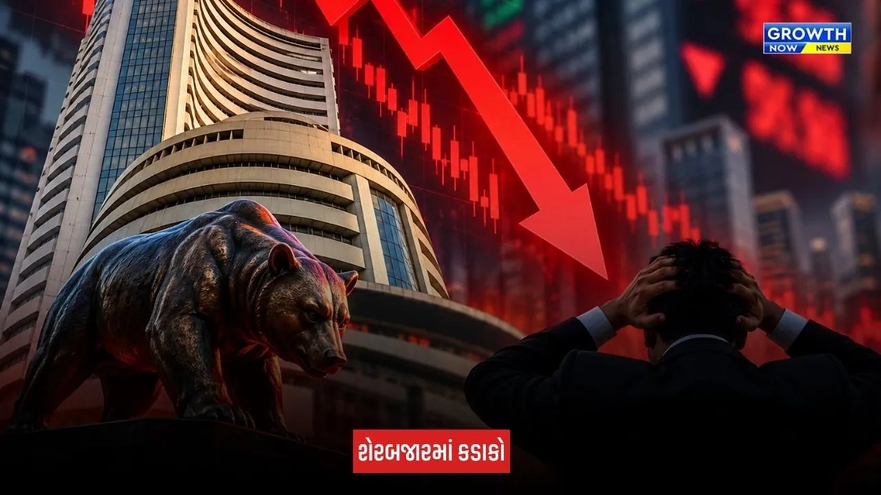 Share Market Crash: સેન્સેક્સમાં 500 પોઈન્ટથી વધુનો ઘટાડો, નિફ્ટી 22,650ની નીચે