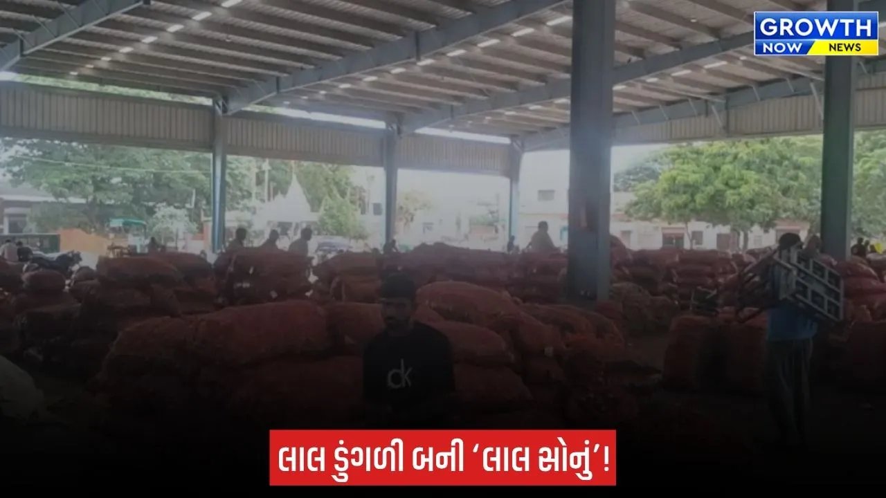 Bhavnagar ના મહુવા યાર્ડમાં લાલ ડુંગળીના ભાવ 800 પાર, ખેડૂતોની હાલત દયનીય બની ?