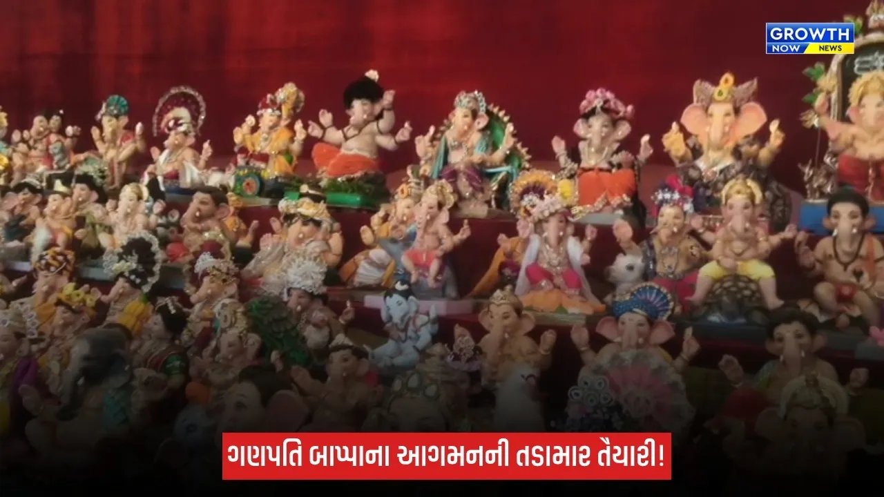 ભાવનગરમાં ગણેશોત્સવનો રંગ જામ્યો, ભવ્ય પંડાલોથી લઈ આકર્ષક ગણેશ પ્રતિમાઓનું આકર્ષણ