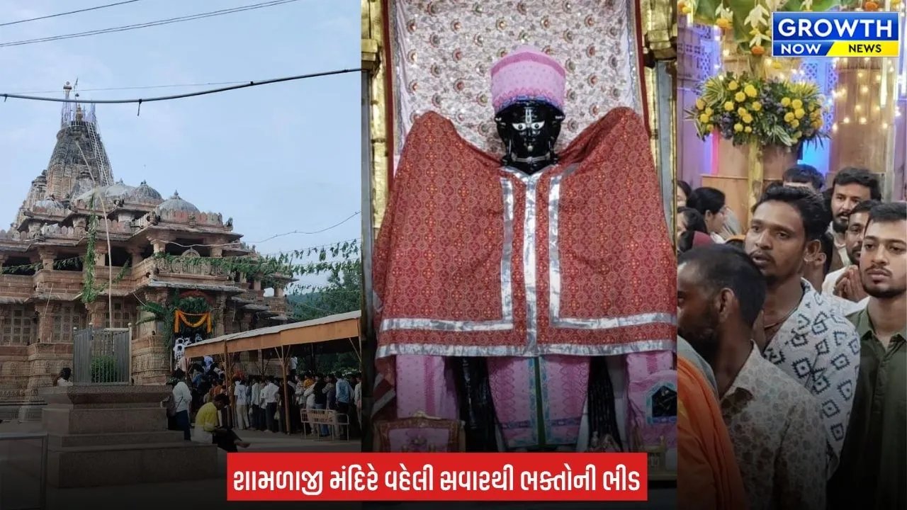 Aravalli Shamlaji mandir : શામળાજી મંદિર બન્યું કૃષ્ણમય, મંગળા આરતીમાં ઉમટયો ભક્તોનો મહાસાગર