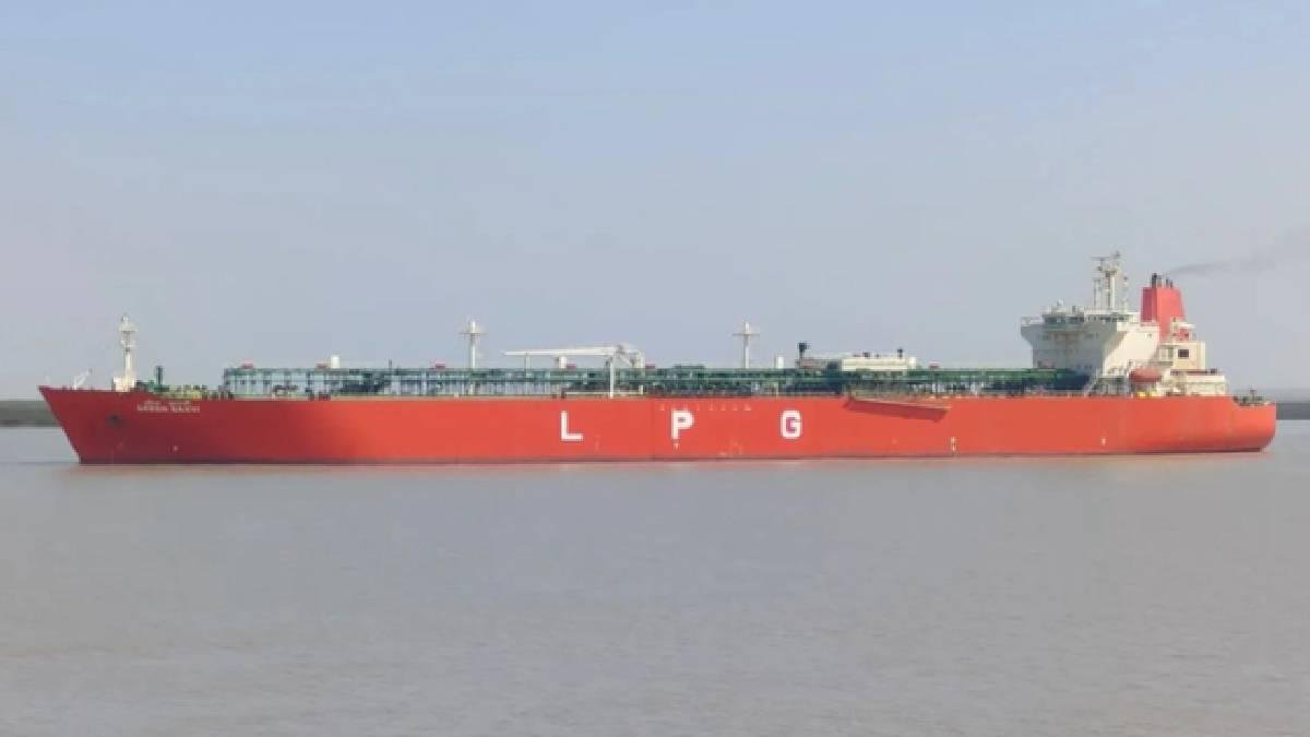 LPG જથ્થા સાથે 'ગ્રીન સાન્વી' ભારત આવવા રવાના