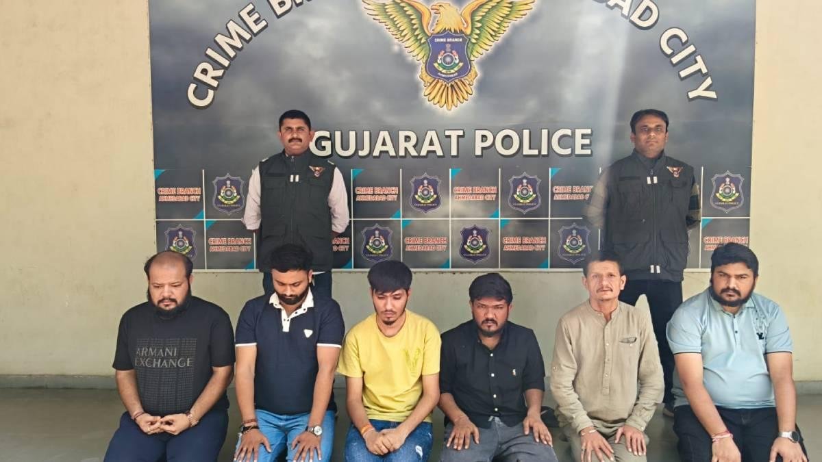 અમદાવાદમાં ભાડાના ઘરમાં IPL સટ્ટા રમાડતા 6 લોકોની ધરપકડ, લાખોનો મુદ્દામાલ જપ્ત