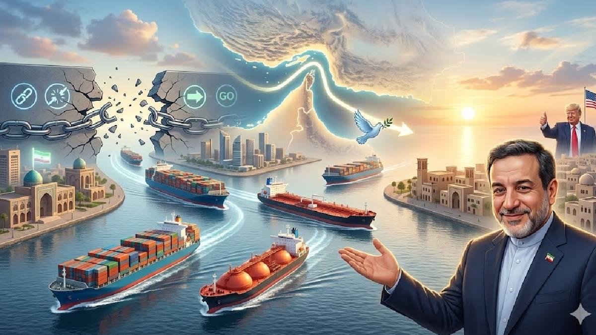 Strait Of Hormuz: હોર્મુઝ સ્ટ્રેટને લઇને મોટા સમાચાર, ઈરાને જહાજોની અવરજવર માટે રસ્તો ખુલ્લો મૂક્યો