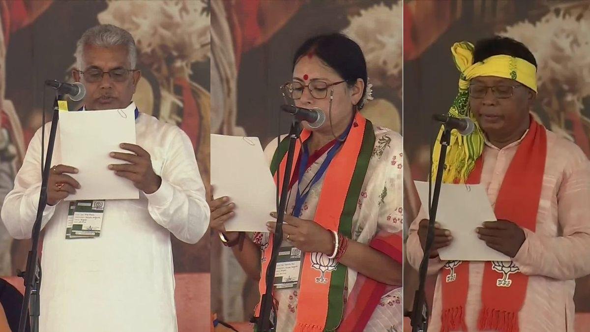 દિલીપ ઘોષથી અગ્નિમિત્રા પોલ સુધી... પશ્ચિમ બંગાળની સુવેન્દુ સરકારમાં કોને કોને મંત્રી પદના શપથ લીધા?