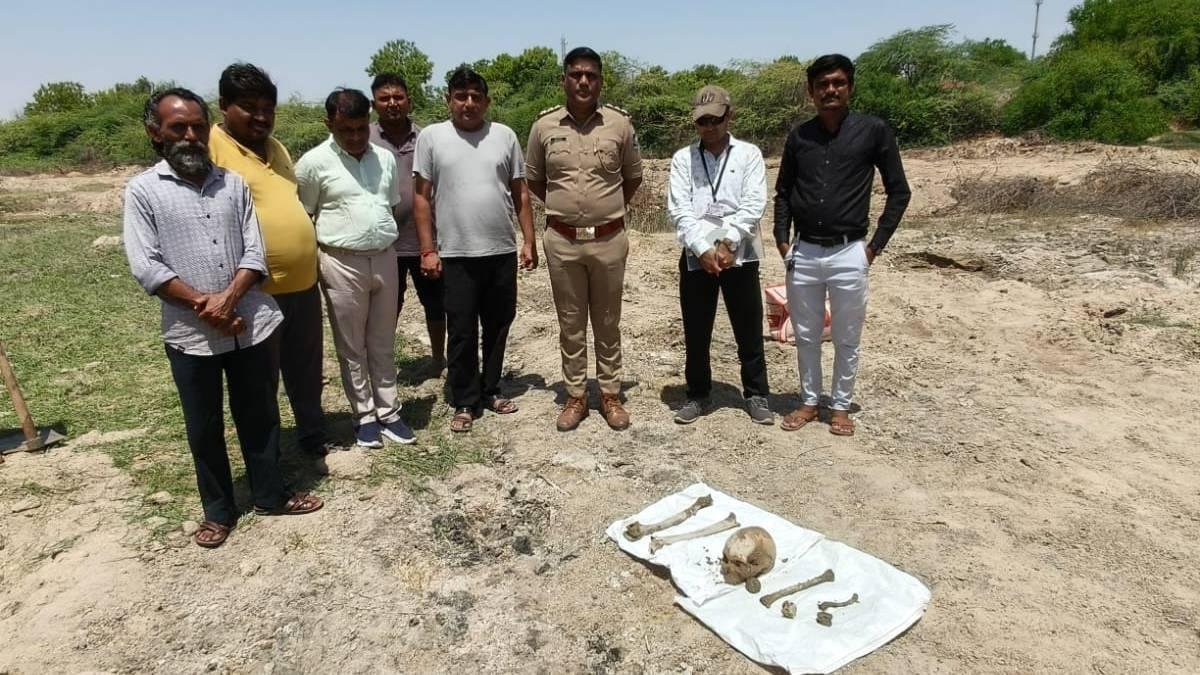 માંડલમાં જોગણી માતાજી મંદિર પાસે માનવ અવશેષો મળતા ચકચાર