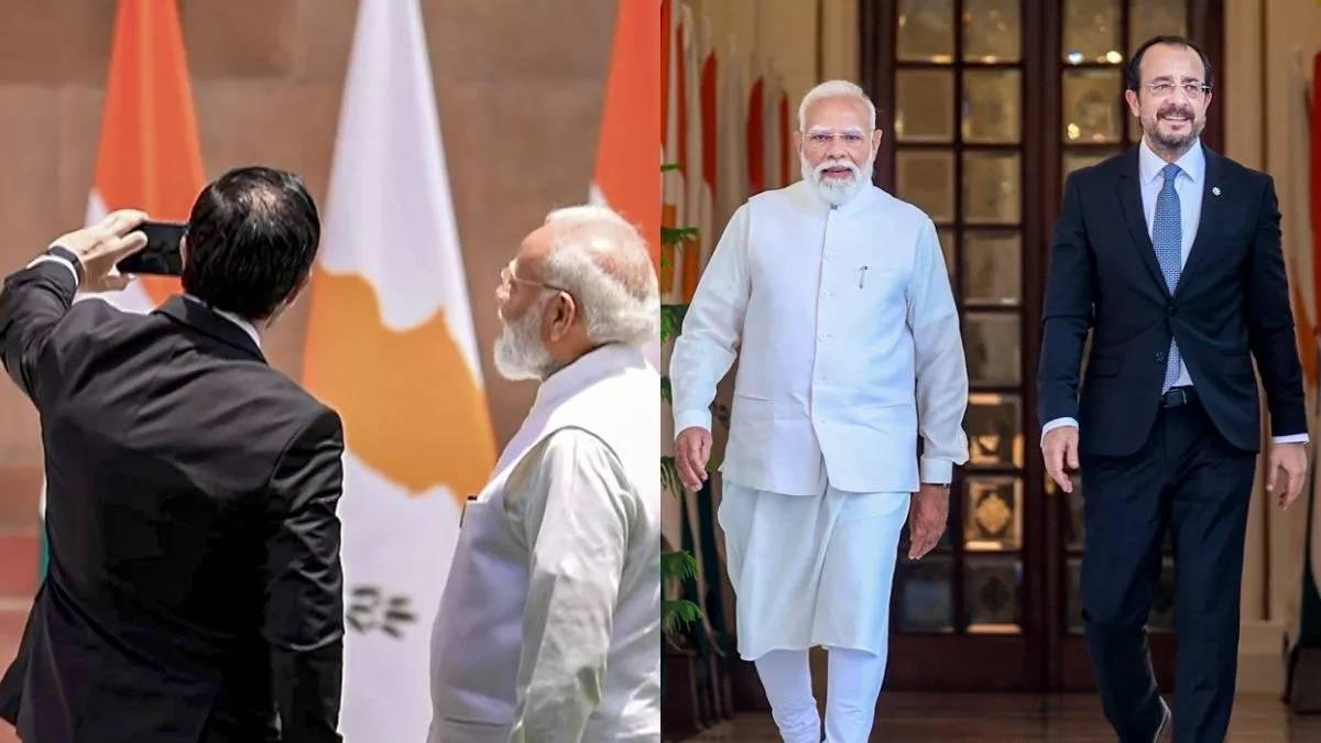 VIDEO: સાયપ્રસના રાષ્ટ્રપતિ પીએમ મોદી સાથે સેલ્ફી લઈને ખુશ થયા