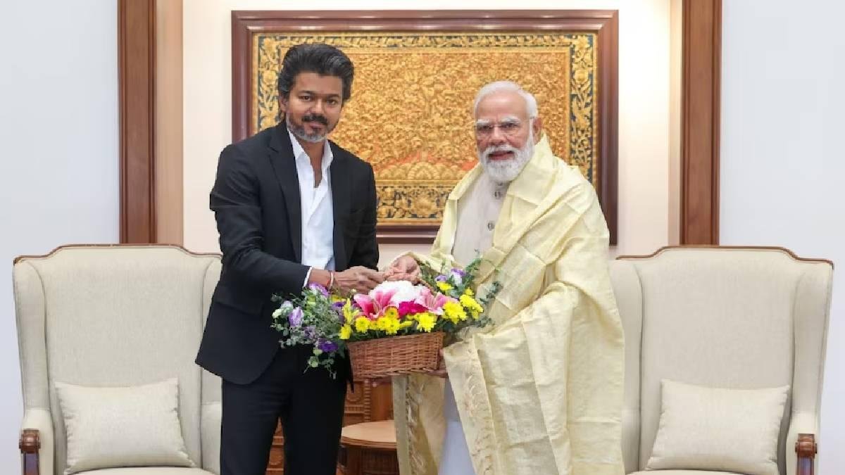 CM બન્યા બાદ થલાપતિ વિજયે પહેલીવાર પીએમ મોદી સાથે કરી મુલાકાત