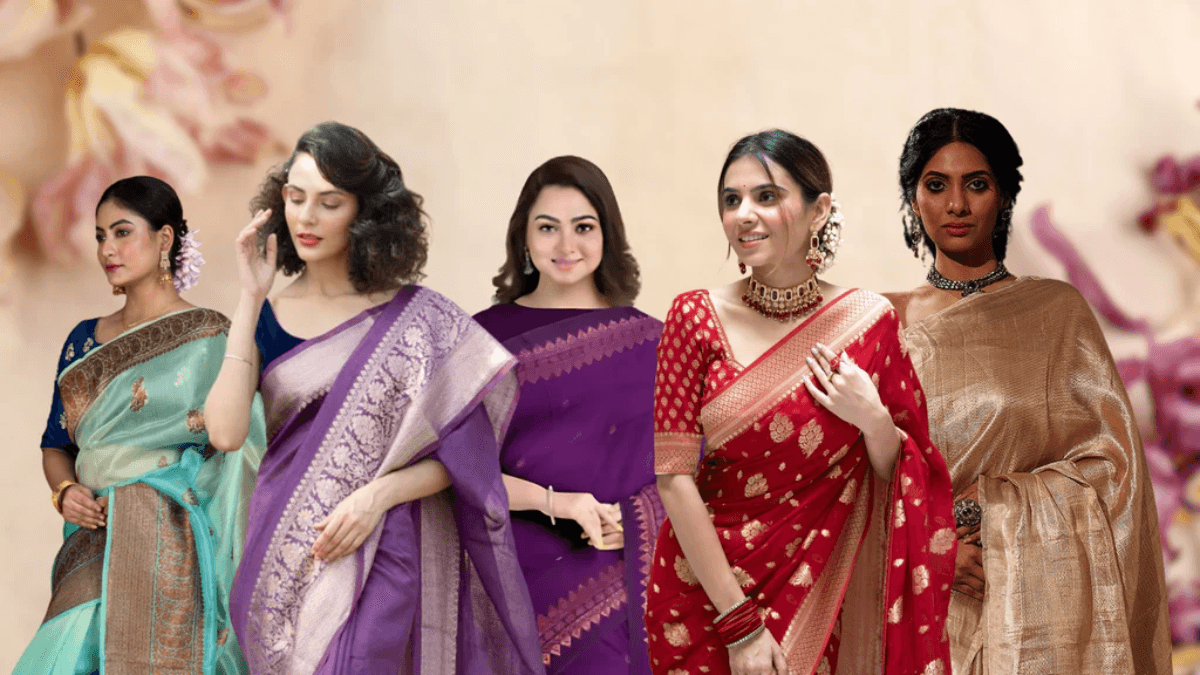 બોડી ટાઇપ મુજબ યોગ્ય સાડી કેવી રીતે પસંદ કરવી તે જાણો