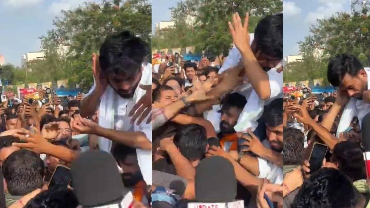 જયપુરમાં કોકરોચ જનતા પાર્ટીના સંસ્થાપક અભિજીત દિપકેને બે વ્યક્તિઓએ તેમને થપ્પડ મારી