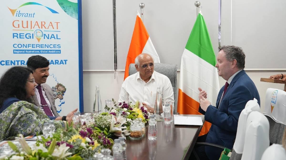 CM ભૂપેન્દ્ર પટેલ અને આયર્લેન્ડના કોન્સુલ જનરલ વચ્ચે મહત્વપૂર્ણ બેઠક, ગુજરાતમાં રોકાણ માટે આમંત્રણ