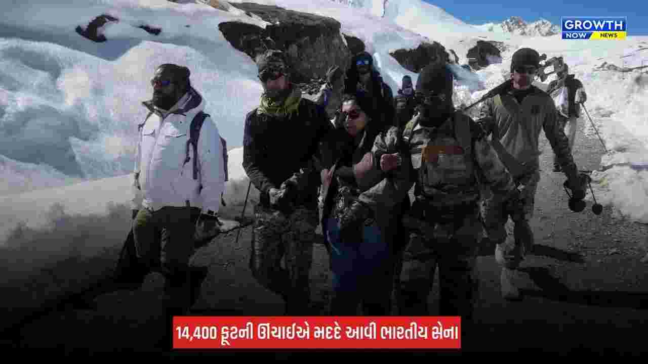 Uttarakhand : આદિ કૈલાશમાં 14,400 ફૂટની ઊંચાઈએ ભારતીય સેનાએ મહિલા યાત્રિકને બચાવી