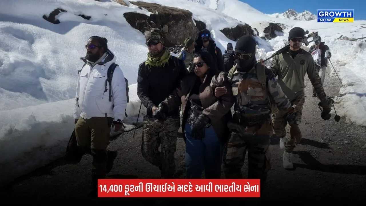 Uttarakhand : આદિ કૈલાશમાં 14,400 ફૂટની ઊંચાઈએ ભારતીય સેનાએ મહિલા યાત્રિકને બચાવી