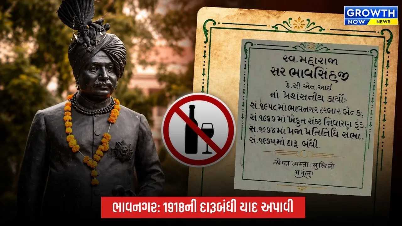 Bhavnagar Liquor Ban: ભાવનગરના મહારાજા ભાવસિંહજીએ વર્ષ 1918-19માં દારૂબંધી કરી હતી