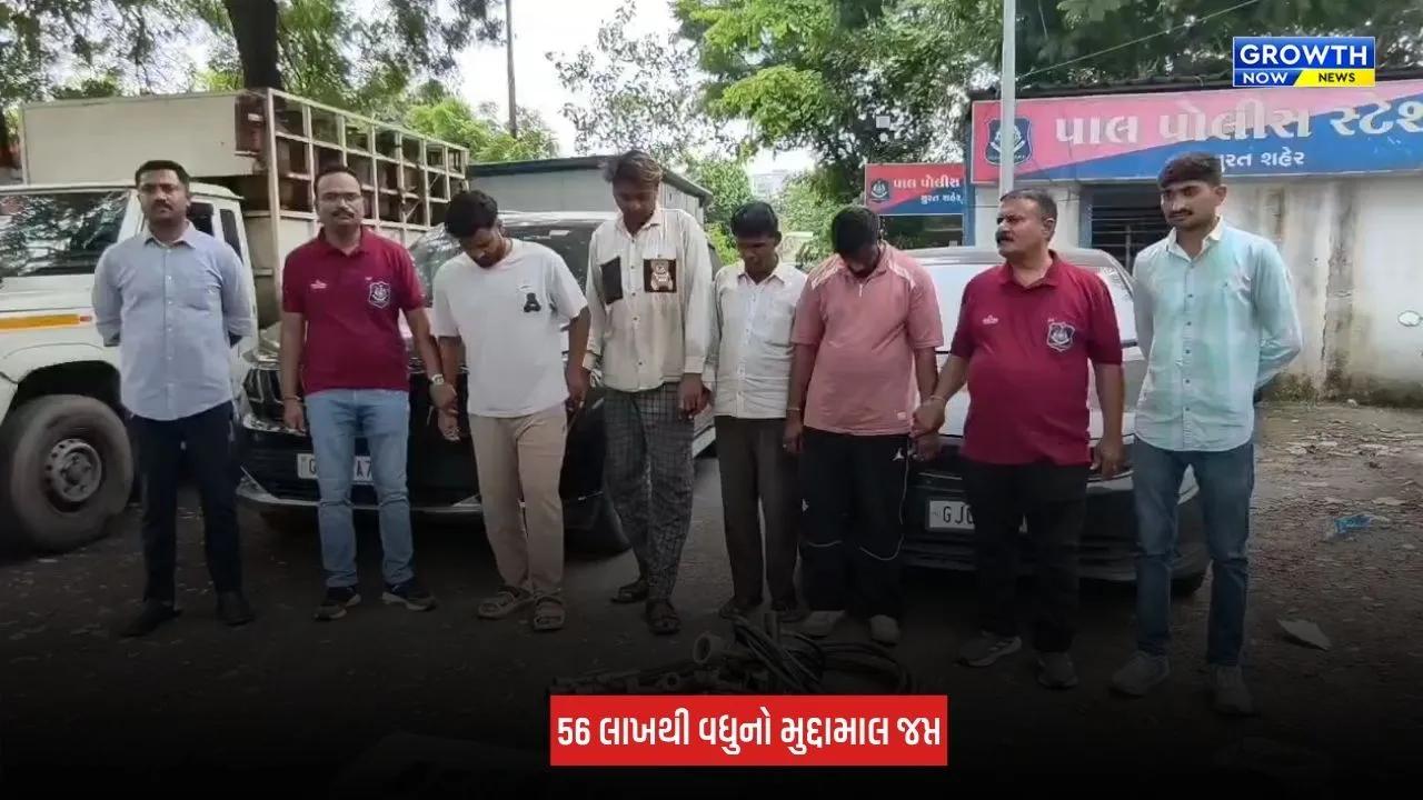 Surat : LPG ગેસના ગેરકાયદેસર રીફિલિંગ કૌભાંડનો પર્દાફાશ, 9 આરોપીઓ ઝડપાયા