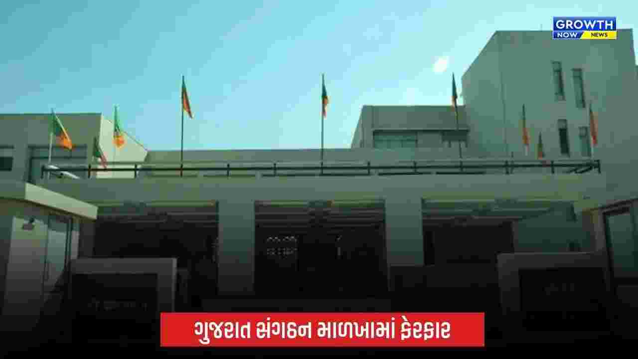 Gujarat સંગઠન માળખામાં ફેરફાર: ભીખુભાઇ દલસાણીયા પ્રદેશ સંગઠન મહામંત્રી તરીકે પટનામાં જવાબદારી સંભાળશે
