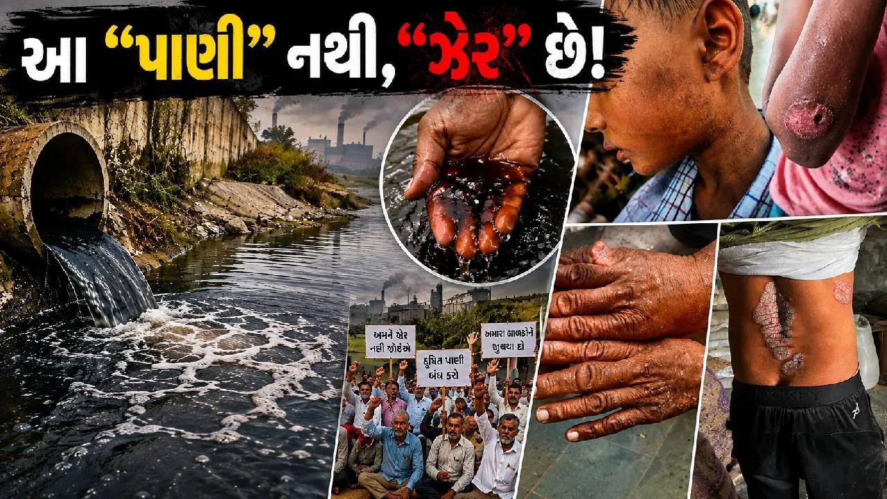 આ “પાણી” નથી, “ઝેર” છે! ધોળકાના પાંચ ગામોમાં પ્રદૂષિત પાણીનો કહેર, ખેડૂતોના આક્ષેપોથી તંત્ર સામે સવાલો