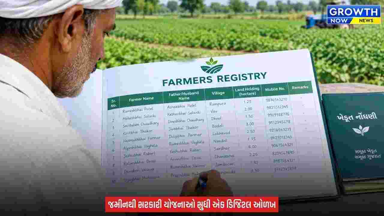 Agriculture News : ગુજરાતમાં 63.35 લાખથી વધુ ખેડૂતોએ ફાર્મર રજિસ્ટ્રીમાં નોંધણી કરાવી, કૃષિ વ્યવસ્થા ડિજિટલ બની