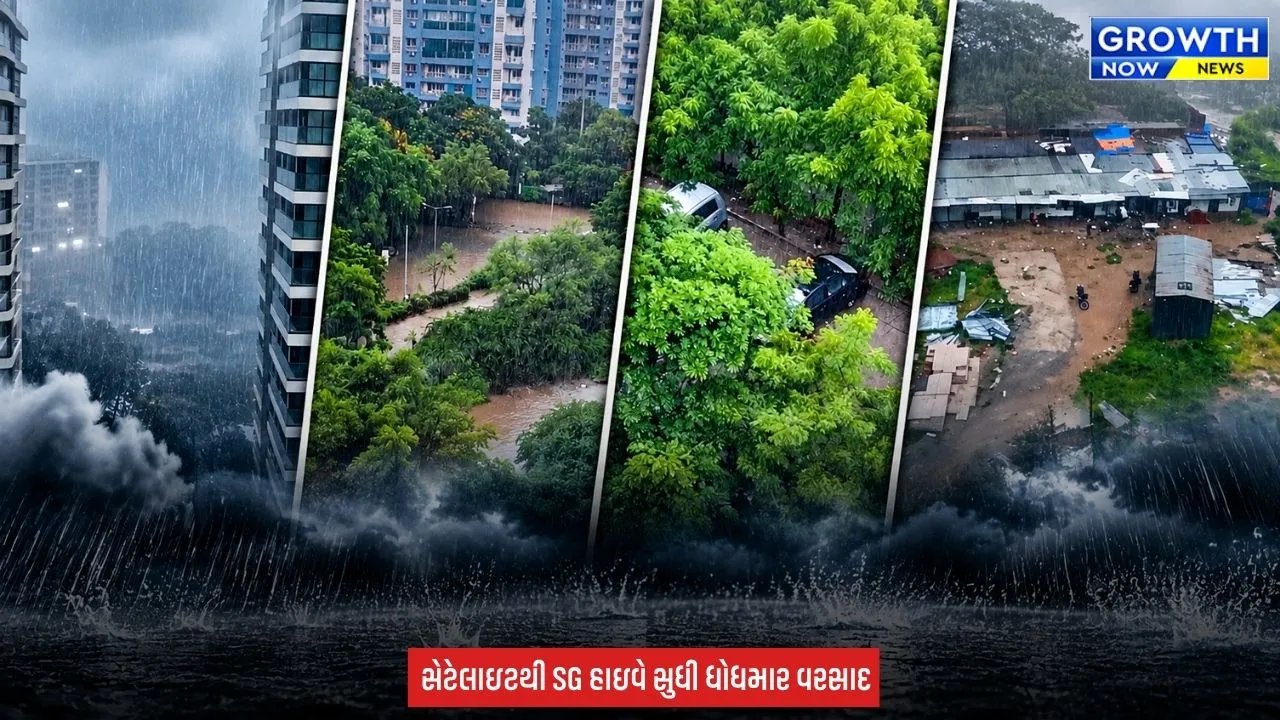 Ahmedabad Rain : અમદાવાદ અને ગાંધીનગરમાં વહેલી સવારથી ભારે વરસાદ, સવારે 10 વાગ્યા સુધી ઓરેન્જ એલર્ટ અપાયું
