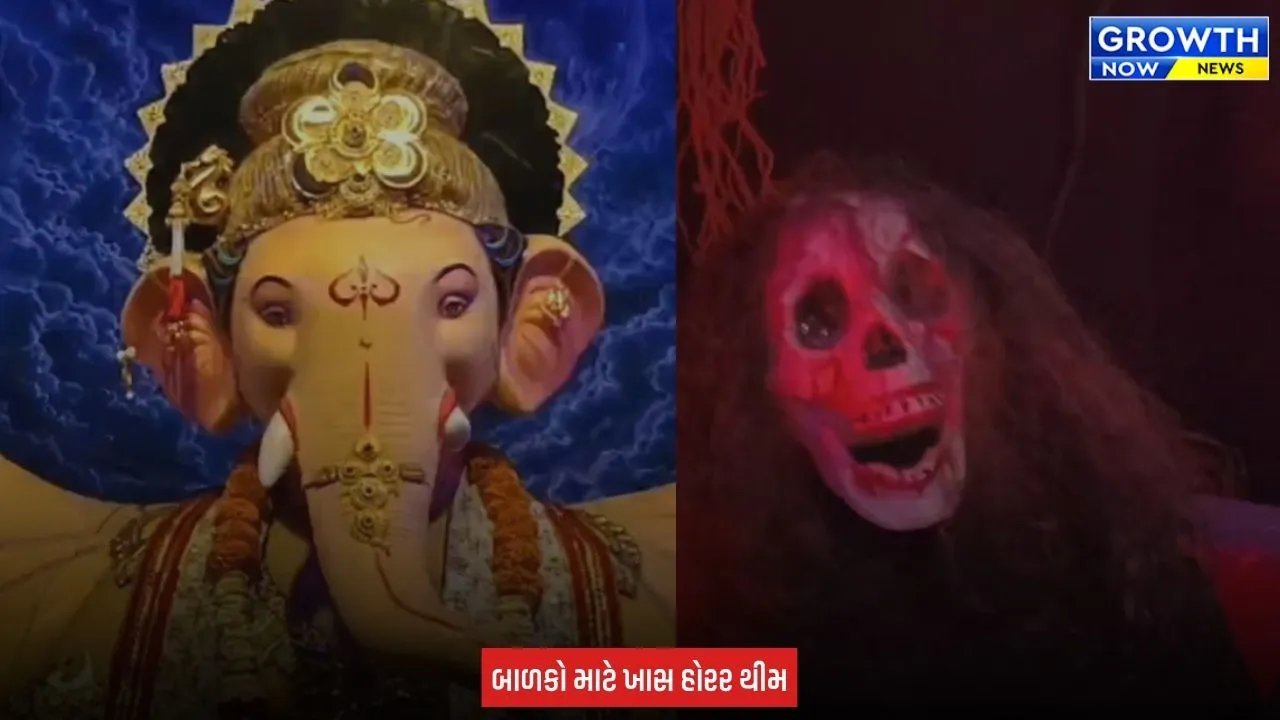 Surat માં બાપ્પાનું ‘ભૂતિયા’ રૂપ, અડાજણમાં અનોખી થીમ જોવા ઉમટ્યા લોકો