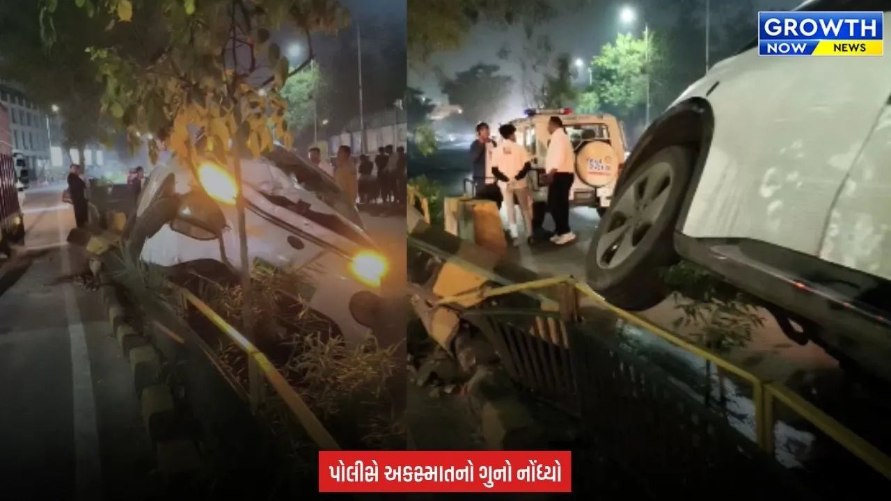 Ahmedabad : દાણીલીમડામાં ફૂલ સ્પીડે દોડતી બેટરી કાર ડિવાઇડર પર ચઢી, સદનસીબે જાનહાની ટળી