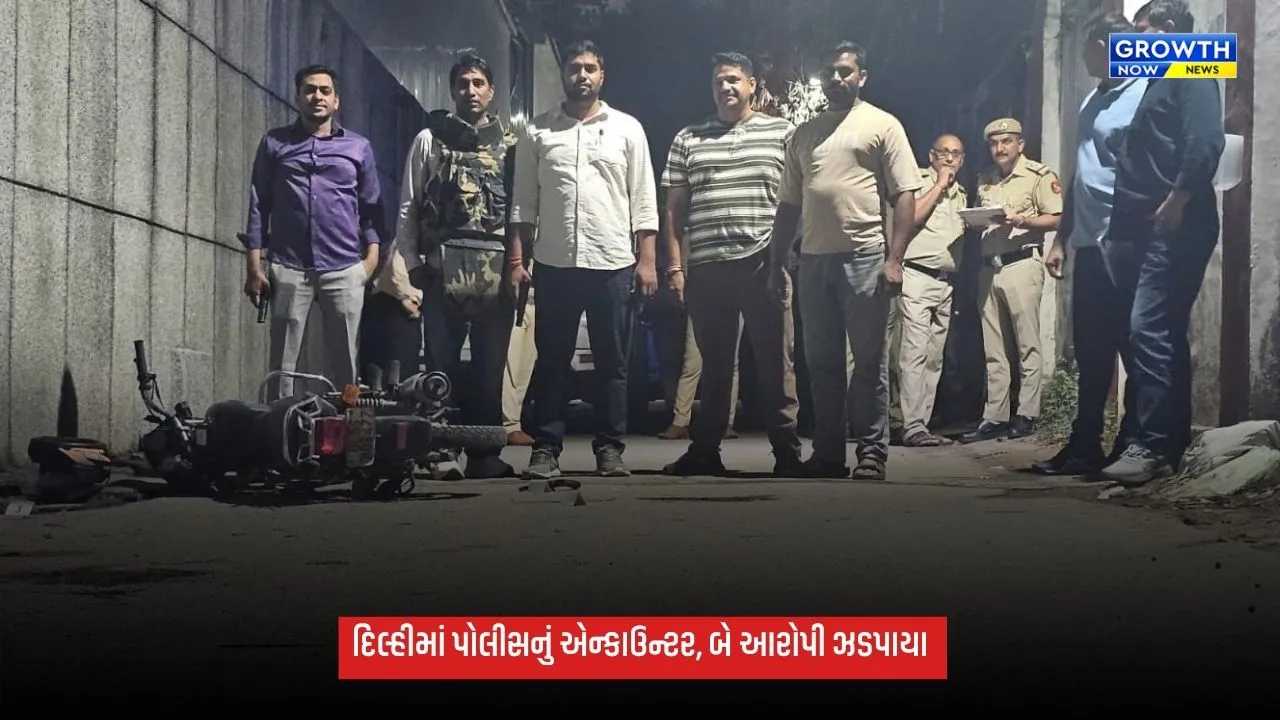 Delhiમાં એન્કાઉન્ટર બાદ બે આરોપી ઝડપાયા, વિકાસ કાલિયા ગેંગ સાથે જોડાણનો પોલીસનો દાવો