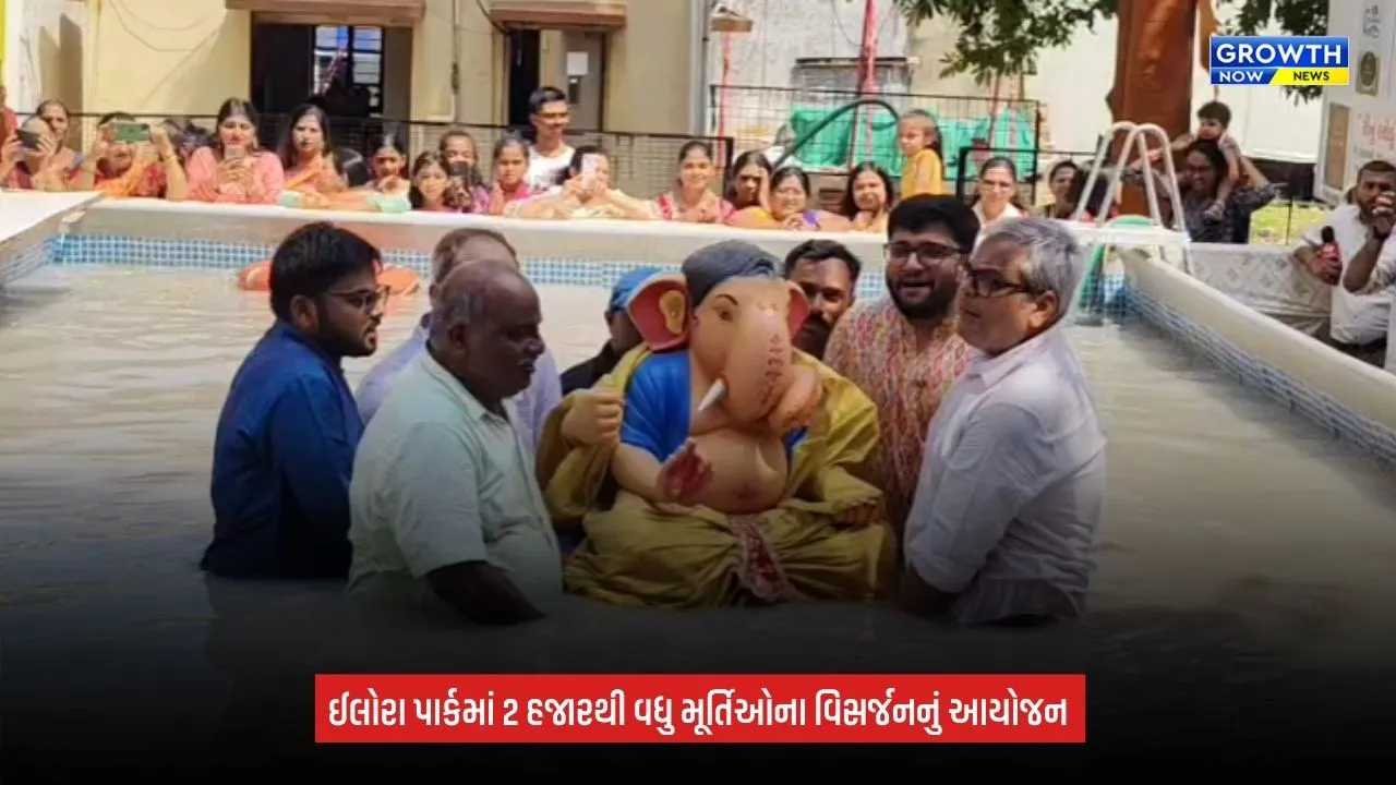 Ganesh Visarjan: ‘ગણપતિ બાપ્પા મોરયા’ના ગગનભેદી જયઘોષ સાથે વડોદરામાં શ્રીજીની વિસર્જન યાત્રાઓ