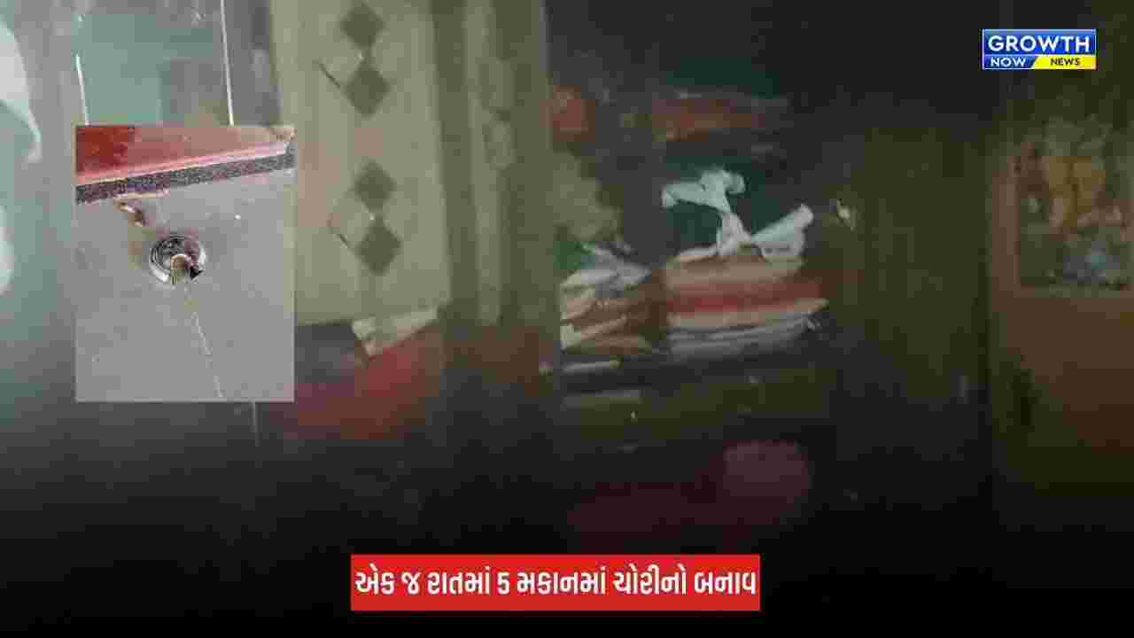 Aravalli : મેઘરજાના ઈસરી ગામે રાત્રિના સમયે ચોરોનો હાથફેરો, 5 મકાનને બનાવ્યા ટાર્ગેટ