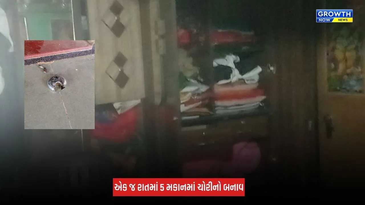 Aravalli : મેઘરજાના ઈસરી ગામે રાત્રિના સમયે ચોરોનો હાથફેરો, 5 મકાનને બનાવ્યા ટાર્ગેટ