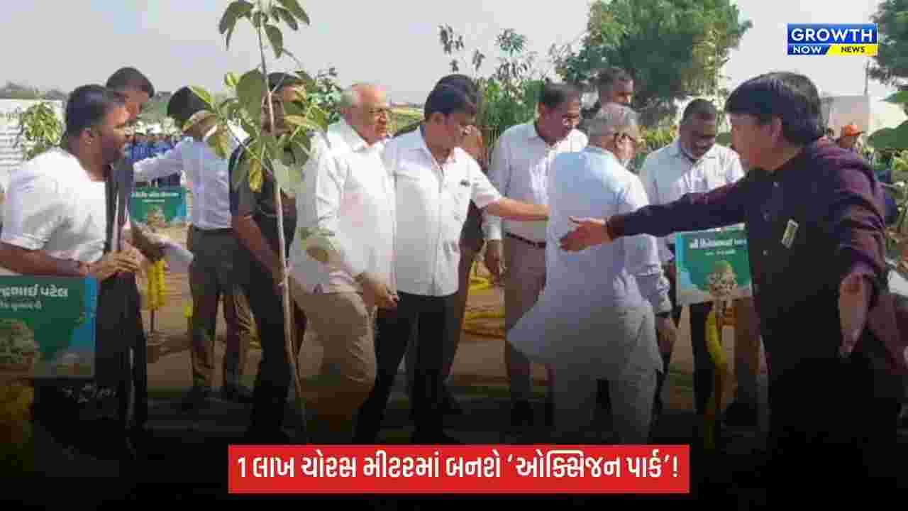 Rakanpurમાં 1 લાખ ચોરસ મીટરમાં બનશે ‘ઓક્સિજન પાર્ક’, 2.22 લાખ વૃક્ષો ઉછેરાશે