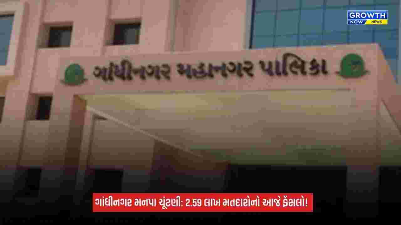 Gandhinagar Election: મનપાની 44 બેઠકો માટે મતદાન શરૂ, 2.59 લાખ મતદારો કરશે ઉમેદવારોના ભાવિનો નિર્ણય