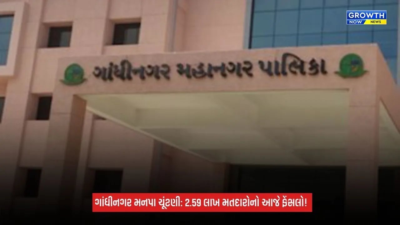 Gandhinagar Election: મનપાની 44 બેઠકો માટે મતદાન શરૂ, 2.59 લાખ મતદારો કરશે ઉમેદવારોના ભાવિનો નિર્ણય