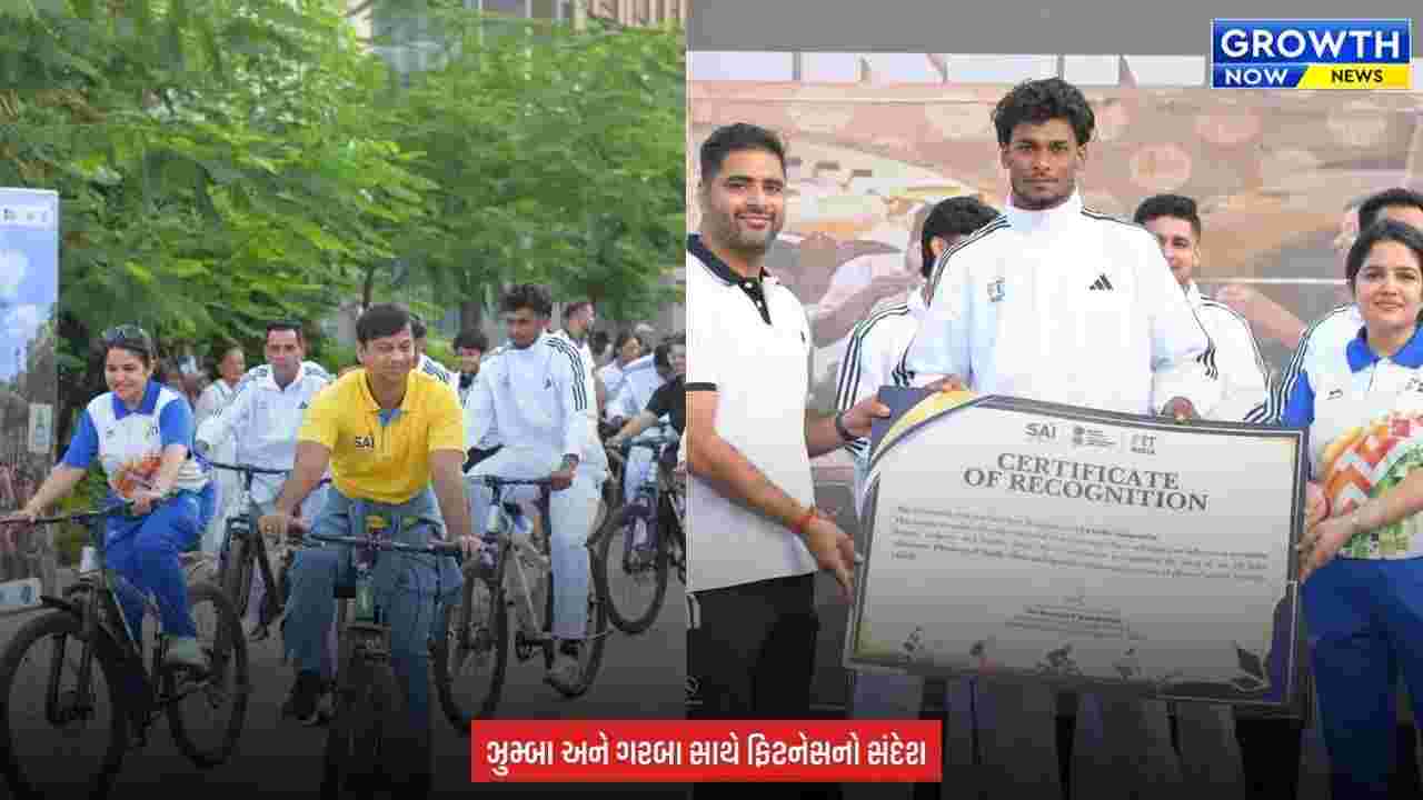 Ahmedabad Sunday On Cycle : વિશ્વ માનસિક સ્વાસ્થ્ય દિવસ નિમિત્તે અમદાવાદમાં સાયકલ રેલી, કબડ્ડી ચેમ્પિયન્સે વધાર્યો ઉત્સાહ