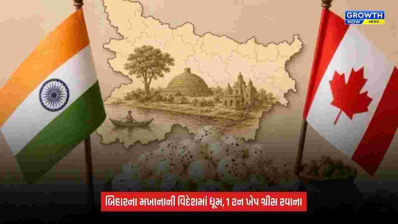 Bihar Makhanaને મળ્યું આંતરરાષ્ટ્રીય બજાર, APEDAની મદદથી ગ્રીસ મોકલાઈ 1 મેટ્રિક ટન મખાનાની ખેપ